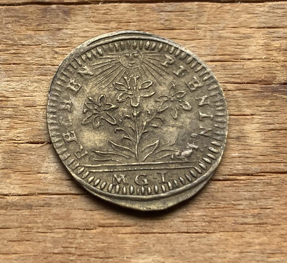 Early circa 1603 Elizabeth I token coin C3748